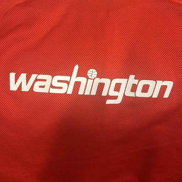 Official NBA Game Gear Washington Wizards Red Nike Warmup Hoodie. - Picture 9 of 10